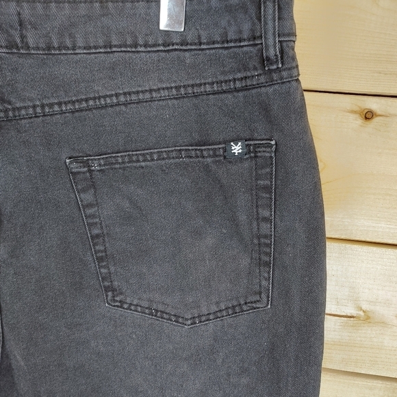 📣2/40$📣 ZOO YORK black denim jeans men's bermuda shorts size 40 - Picture 4 of 8